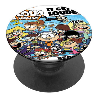 Pastele Best The Loud House Custom Personalized PopSockets Phone Grip Holder Pop Up Phone Stand