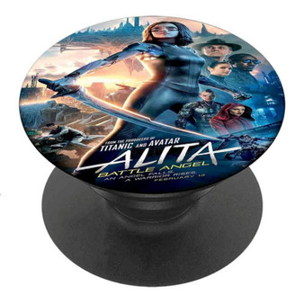 Pastele Best Alita Battle Angel Custom Personalized PopSockets Phone Grip Holder Pop Up Phone Stand