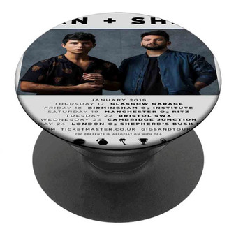 Pastele Best Dan and Shay The Tour Custom Personalized PopSockets Phone Grip Holder Pop Up Phone Stand