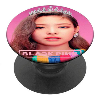 Pastele Best Jennie Black Pink Custom Personalized PopSockets Phone Grip Holder Pop Up Phone Stand