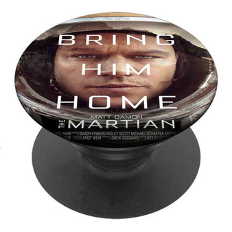 Pastele Best Matt Damon The Martian Custom Personalized PopSockets Phone Grip Holder Pop Up Phone Stand