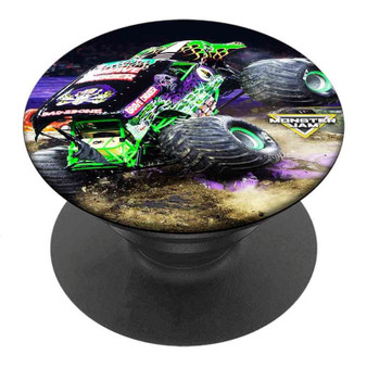 Pastele Best Monster Jam Grave Digger Custom Personalized PopSockets Phone Grip Holder Pop Up Phone Stand