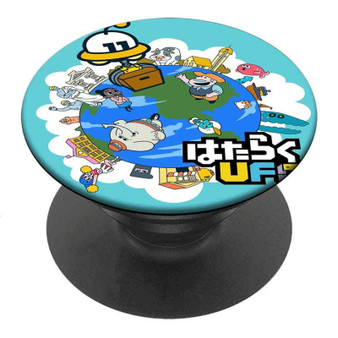 Pastele Best Part Time UFO Custom Personalized PopSockets Phone Grip Holder Pop Up Phone Stand