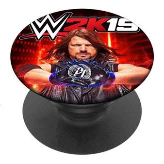 Pastele Best WWE 2K19 Custom Personalized PopSockets Phone Grip Holder Pop Up Phone Stand