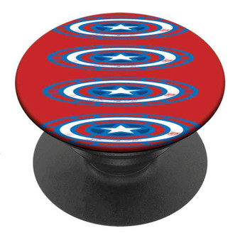 Pastele Best Captain America Marvel Superheroes Custom Personalized PopSockets Phone Grip Holder Pop Up Phone Stand