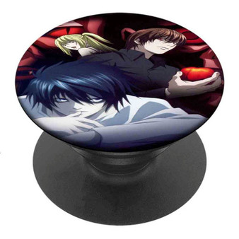 Pastele Best Death Note With Apple Custom Personalized PopSockets Phone Grip Holder Pop Up Phone Stand