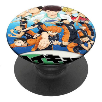 Pastele Best Haikyuu!! Volley Ball Custom Personalized PopSockets Phone Grip Holder Pop Up Phone Stand