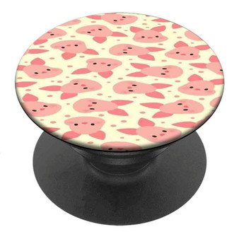 Pastele Best Piglet Pattern Custom Personalized PopSockets Phone Grip Holder Pop Up Phone Stand