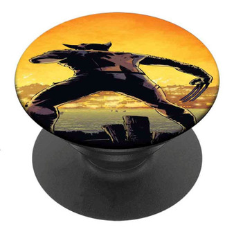 Pastele Best Wolverine Marvel Custom Personalized PopSockets Phone Grip Holder Pop Up Phone Stand