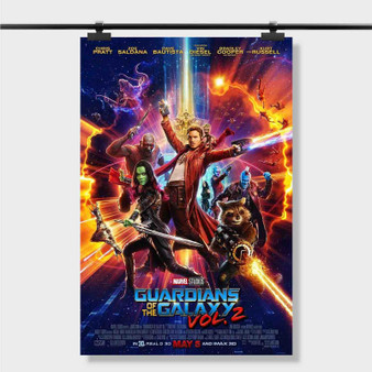 Pastele Best Guardians of The Galaxy Vol 2 Marvel Custom Personalized Silk Poster Print Wall Decor 20 x 13 Inch 24 x 36 Inch Wall Hanging Art Home Decoration
