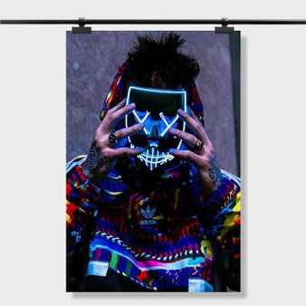 Pastele Best Hip Hop Face Mask Custom Personalized Silk Poster Print Wall Decor 20 x 13 Inch 24 x 36 Inch Wall Hanging Art Home Decoration