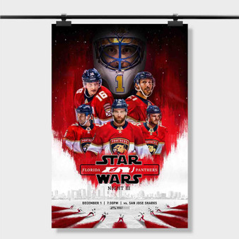 Pastele Best Florida Panthers Nhl Custom Personalized Silk Poster Print Wall Decor 20 x 13 Inch 24 x 36 Inch Wall Hanging Art Home Decoration