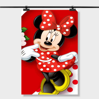 Pastele Best Cute Minnie And Mickey Mouse Wallpaper Custom Personalized Silk Poster Print Wall Decor 20 x 13 Inch 24 x 36 Inch Wall Hanging Art Home Decoration