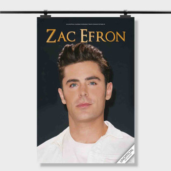 Pastele Best Zac Efron Custom Personalized Silk Poster Print Wall Decor 20 x 13 Inch 24 x 36 Inch Wall Hanging Art Home Decoration