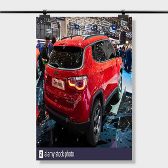 Pastele Best Jeep Compass Red Hd Wallpaper Custom Personalized Silk Poster Print Wall Decor 20 x 13 Inch 24 x 36 Inch Wall Hanging Art Home Decoration