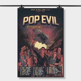 Pastele Best Pop Evil Red Sun Rising Tour 2017 Custom Personalized Silk Poster Print Wall Decor 20 x 13 Inch 24 x 36 Inch Wall Hanging Art Home Decoration
