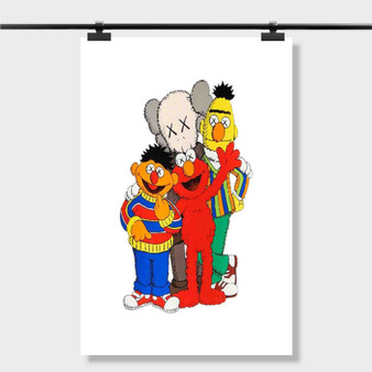 KAWS Bert Pop Art Poster, Sesame Street - Infamous Inspiration