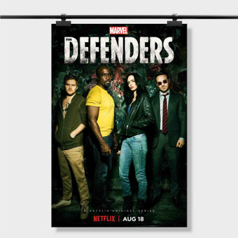 Pastele Best The Defenders Tv Show Custom Personalized Silk Poster Print Wall Decor 20 x 13 Inch 24 x 36 Inch Wall Hanging Art Home Decoration