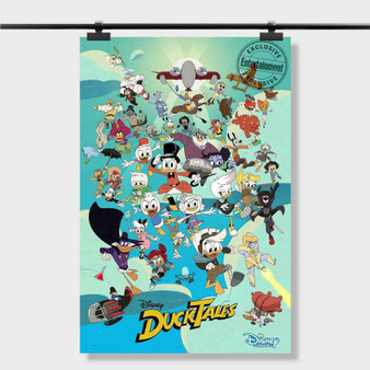 Pastele Best Disney Ducktales Custom Personalized Silk Poster Print Wall Decor 20 x 13 Inch 24 x 36 Inch Wall Hanging Art Home Decoration