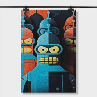 Pastele Best Futurama Angry Custom Personalized Silk Poster Print Wall Decor 20 x 13 Inch 24 x 36 Inch Wall Hanging Art Home Decoration
