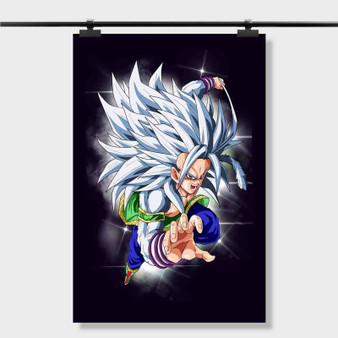 Pastele Best Goku Super Saiyan 5 Dragon Ball Z Custom Personalized Silk Poster Print Wall Decor 20 x 13 Inch 24 x 36 Inch Wall Hanging Art Home Decoration