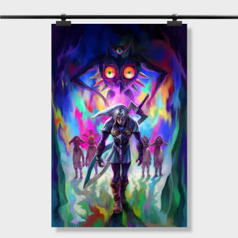 Pastele Best Majora S Mask The Legend Of Zelda Custom Personalized Silk Poster Print Wall Decor 20 x 13 Inch 24 x 36 Inch Wall Hanging Art Home Decoration