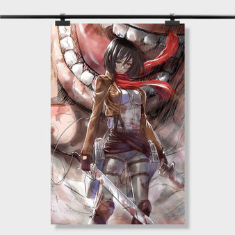 Pastele Best Mikasa Ackerman Attack On Titan Shingeki No Kyojin Custom Personalized Silk Poster Print Wall Decor 20 x 13 Inch 24 x 36 Inch Wall Hanging Art Home Decoration