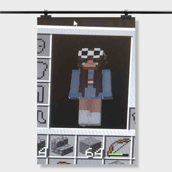 Pastele Best Minecraft Girl Skin Wallpaper Custom Personalized Silk Poster Print Wall Decor 20 x 13 Inch 24 x 36 Inch Wall Hanging Art Home Decoration