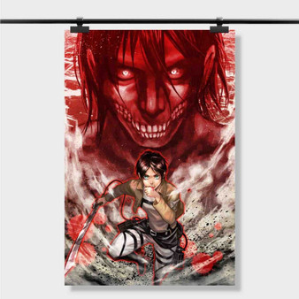 Pastele Best Shingeki no Kyojin Mikasa Ackerman Attack on Titan Custom Personalized Silk Poster Print Wall Decor 20 x 13 Inch 24 x 36 Inch Wall Hanging Art Home Decoration