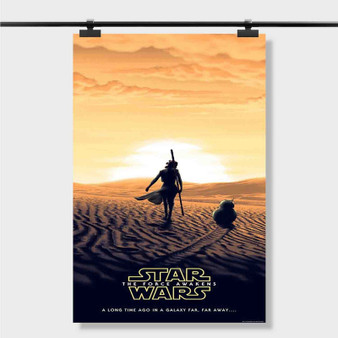 Pastele Best Star Wars Episode Vii The Force Awakens Custom Personalized Silk Poster Print Wall Decor 20 x 13 Inch 24 x 36 Inch Wall Hanging Art Home Decoration
