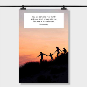 Pastele Best Family Isn T Always Family Quotes Custom Personalized Silk Poster Print Wall Decor 20 x 13 Inch 24 x 36 Inch Wall Hanging Art Home Decoration