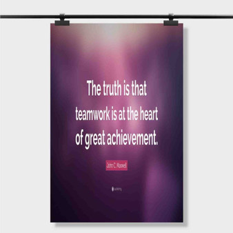 Pastele Best Great Teamwork Quotes Custom Personalized Silk Poster Print Wall Decor 20 x 13 Inch 24 x 36 Inch Wall Hanging Art Home Decoration