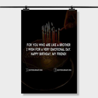 Pastele Best Best Friend Quotes About Guys Custom Personalized Silk Poster Print Wall Decor 20 x 13 Inch 24 x 36 Inch Wall Hanging Art Home Decoration