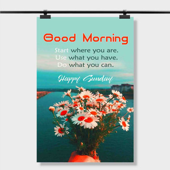 Pastele Best Blessed Sunday Family Quotes Custom Personalized Silk Poster Print Wall Decor 20 x 13 Inch 24 x 36 Inch Wall Hanging Art Home Decoration