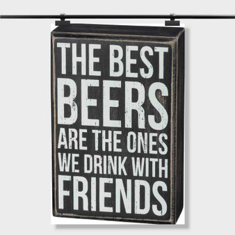 Pastele Best Funny Quotes About Beer And Friends Custom Personalized Silk Poster Print Wall Decor 20 x 13 Inch 24 x 36 Inch Wall Hanging Art Home Decoration