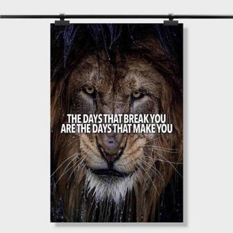 Pastele Best Success Lion Quotes Custom Personalized Silk Poster Print Wall Decor 20 x 13 Inch 24 x 36 Inch Wall Hanging Art Home Decoration