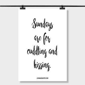 Pastele Best Sundays Are For Quotes Custom Personalized Silk Poster Print Wall Decor 20 x 13 Inch 24 x 36 Inch Wall Hanging Art Home Decoration