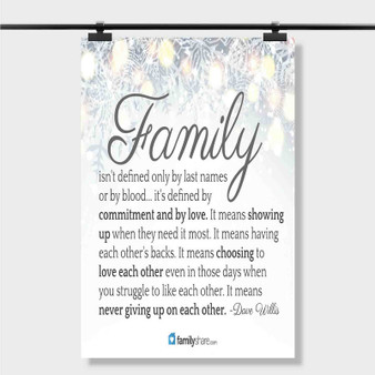Pastele Best Family Isn T Always Defined By Blood Quotes Custom Personalized Silk Poster Print Wall Decor 20 x 13 Inch 24 x 36 Inch Wall Hanging Art Home Decoration