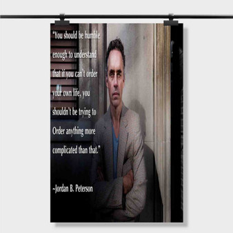 Pastele Best Jordan Peterson Quotes On Life Custom Personalized Silk Poster Print Wall Decor 20 x 13 Inch 24 x 36 Inch Wall Hanging Art Home Decoration