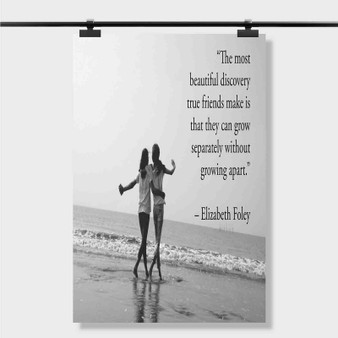 Pastele Best Miss You College Friends Quotes Custom Personalized Silk Poster Print Wall Decor 20 x 13 Inch 24 x 36 Inch Wall Hanging Art Home Decoration