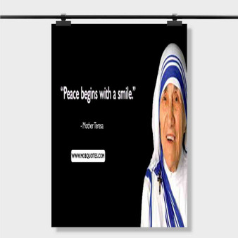 Pastele Best Mother Teresa Quotes On Life Happiness Custom Personalized Silk Poster Print Wall Decor 20 x 13 Inch 24 x 36 Inch Wall Hanging Art Home Decoration