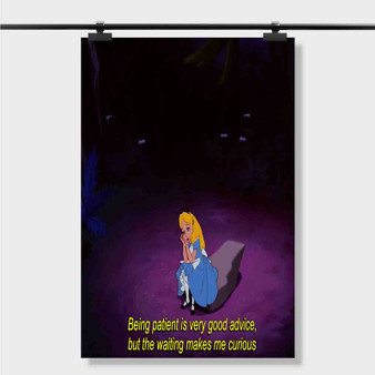 Pastele Best Aesthetic Alice In Wonderland Quotes Custom Personalized Silk Poster Print Wall Decor 20 x 13 Inch 24 x 36 Inch Wall Hanging Art Home Decoration
