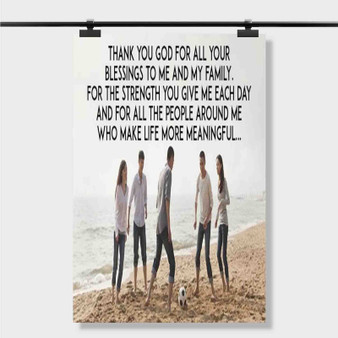 Pastele Best Bible Quotes About Friends And Family Custom Personalized Silk Poster Print Wall Decor 20 x 13 Inch 24 x 36 Inch Wall Hanging Art Home Decoration