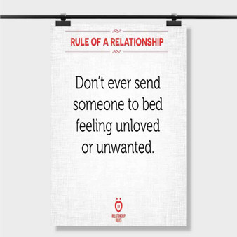 Pastele Best Feeling Unloved And Unwanted Quotes Custom Personalized Silk Poster Print Wall Decor 20 x 13 Inch 24 x 36 Inch Wall Hanging Art Home Decoration