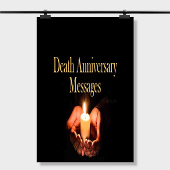 Pastele Best Quotes About Friends Death Anniversary Custom Personalized Silk Poster Print Wall Decor 20 x 13 Inch 24 x 36 Inch Wall Hanging Art Home Decoration