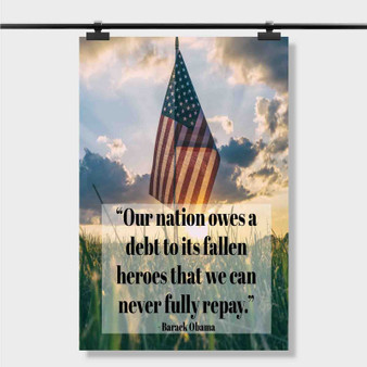 Pastele Best 10 Best Memorial Day Quotes Custom Personalized Silk Poster Print Wall Decor 20 x 13 Inch 24 x 36 Inch Wall Hanging Art Home Decoration