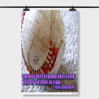 Pastele Best Baseball Humor Quotes Custom Personalized Silk Poster Print Wall Decor 20 x 13 Inch 24 x 36 Inch Wall Hanging Art Home Decoration