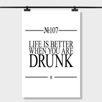 Pastele Best Funny Party Quotes Custom Personalized Silk Poster Print Wall Decor 20 x 13 Inch 24 x 36 Inch Wall Hanging Art Home Decoration