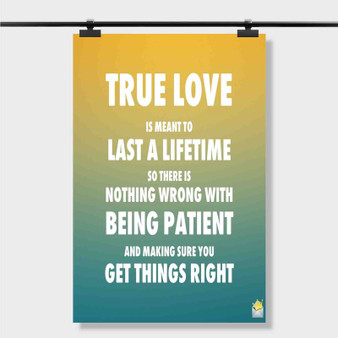 Pastele Best Inspirational Quotes About Finding Love And Happiness Custom Personalized Silk Poster Print Wall Decor 20 x 13 Inch 24 x 36 Inch Wall Hanging Art Home Decoration