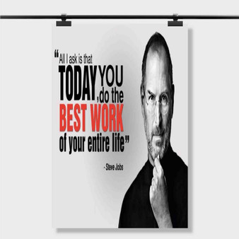 Pastele Best Steve Jobs Motivational Quotes For Work Custom Personalized Silk Poster Print Wall Decor 20 x 13 Inch 24 x 36 Inch Wall Hanging Art Home Decoration